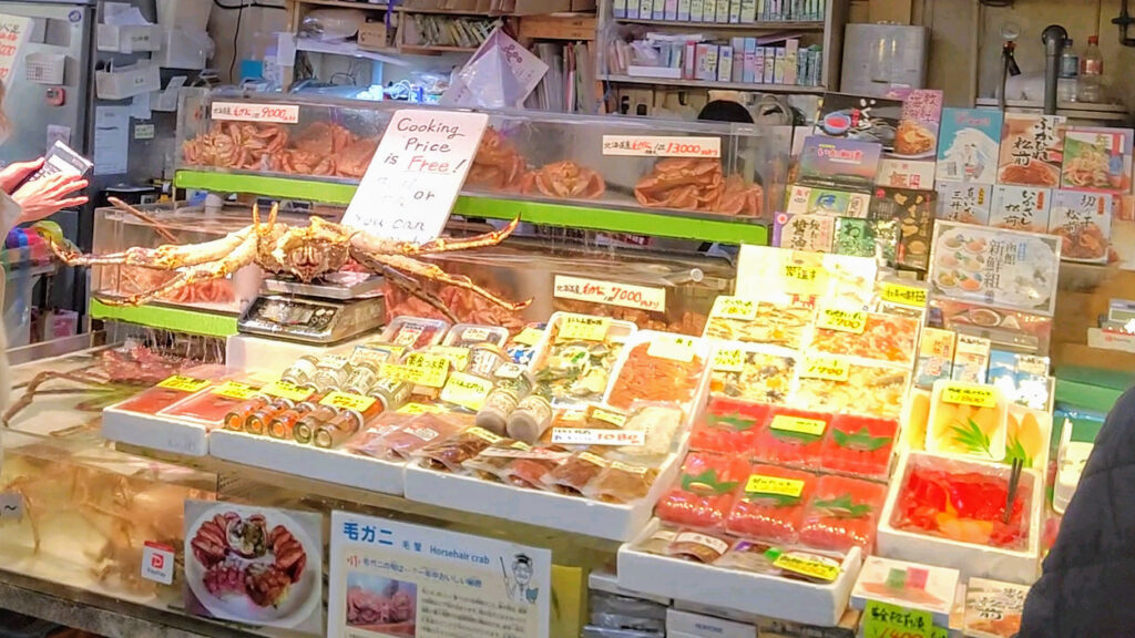 北海道 函館 市場 朝市 函館朝市ひろば 障害者 バリアフリー 車椅子