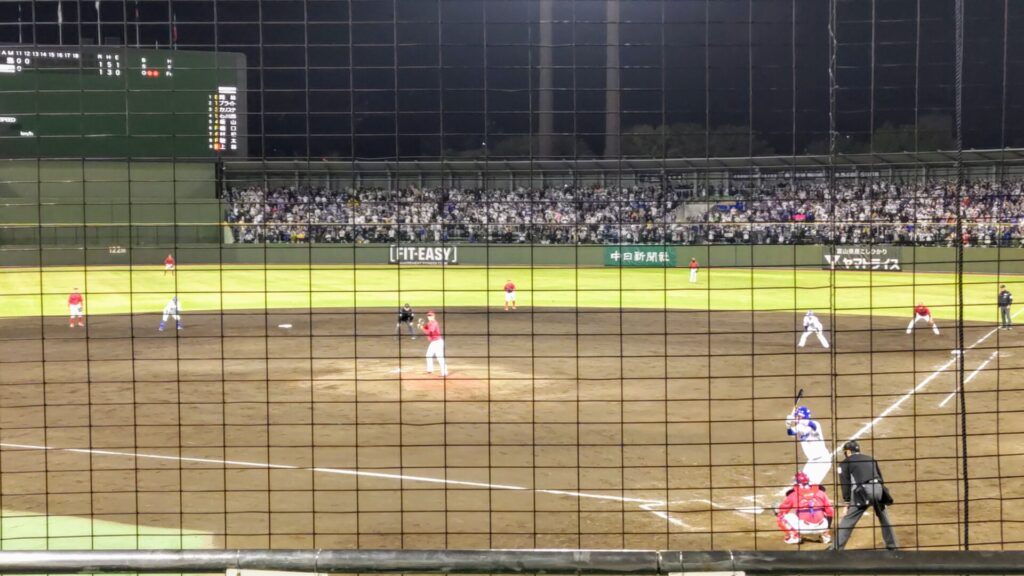 岐阜 岐阜市 岐阜メモリアルセンター 長良川球場 プロ野球 中日 広島 障害者 車椅子