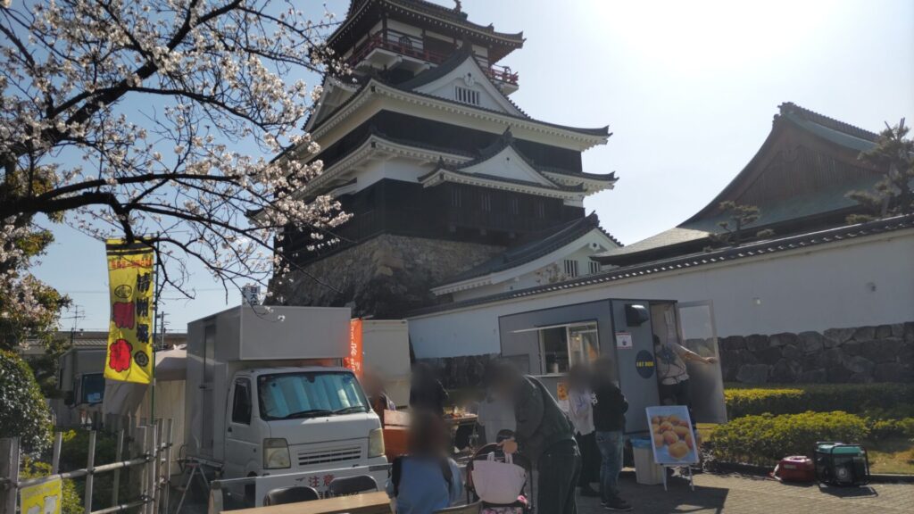 愛知 清州 花見 清州城 桜 障害者 バリアフリー 車椅子