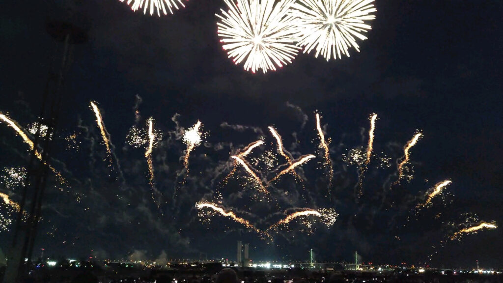 愛知 名古屋 ガーデン埠頭 花火 名港水上芸術花火 障害者 バリアフリー 車椅子